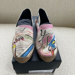 Brand new YSL cloth espadrilles.